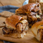 Softe Brötchen mit Spekulatius und Nutella Füllung