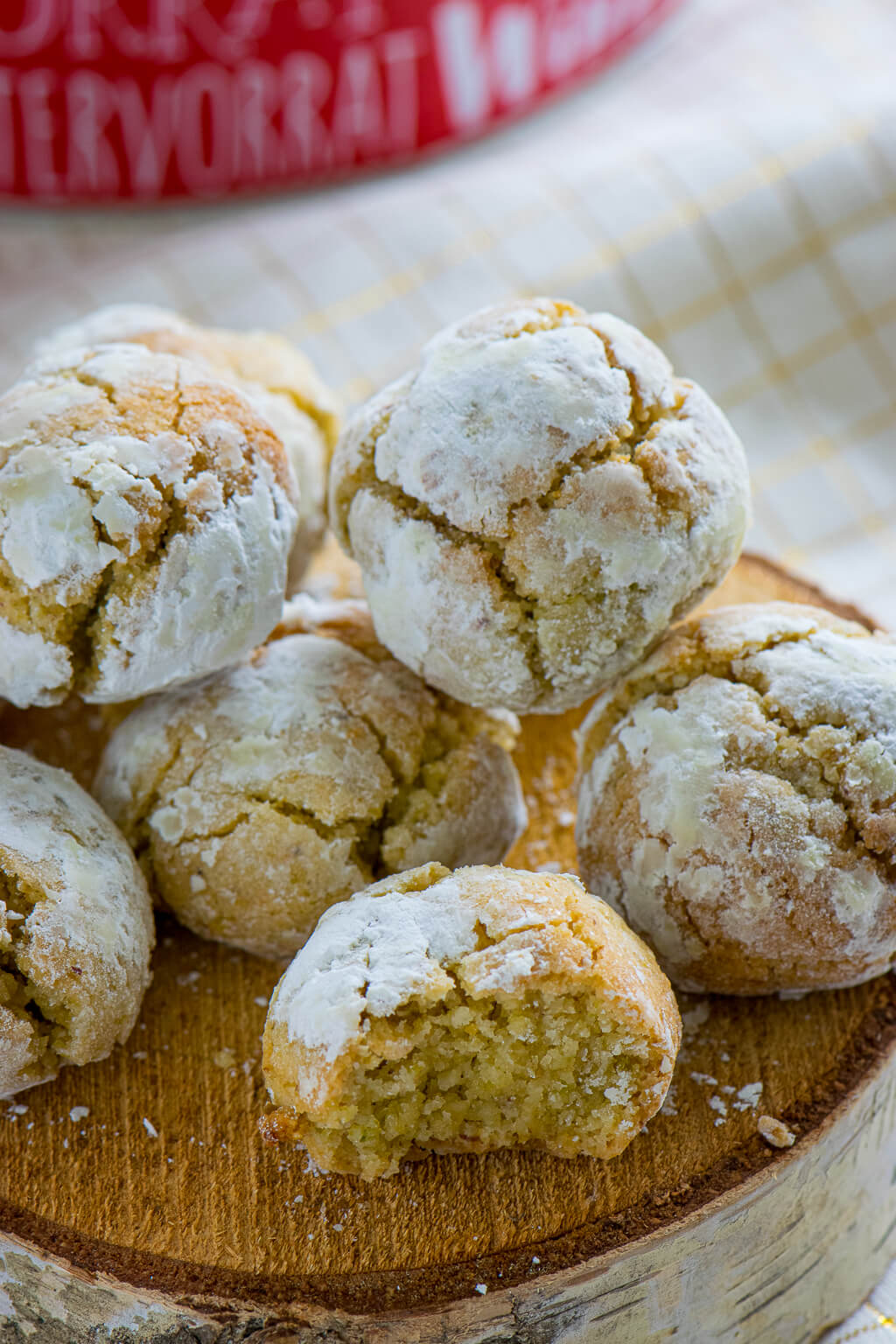 Mandel Marzipan Kekse aus Italien - Amaretti Morbidi - Einfach Malene