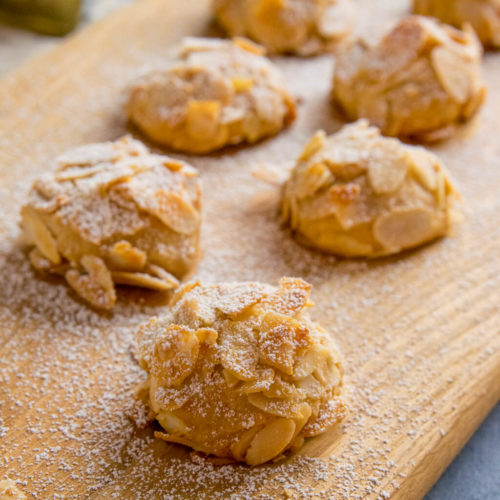 Marzipan Wölkchen - Weihnachtsgebäck mit Marzipan
