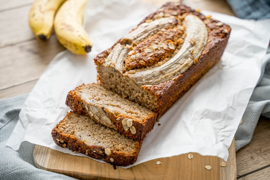 Bananenkuchen ohne Zucker (und ohne Mehl) - Einfach Malene