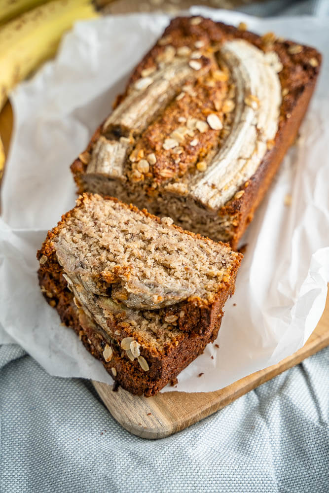 Bananenkuchen ohne Zucker (und ohne Mehl) - Einfach Malene