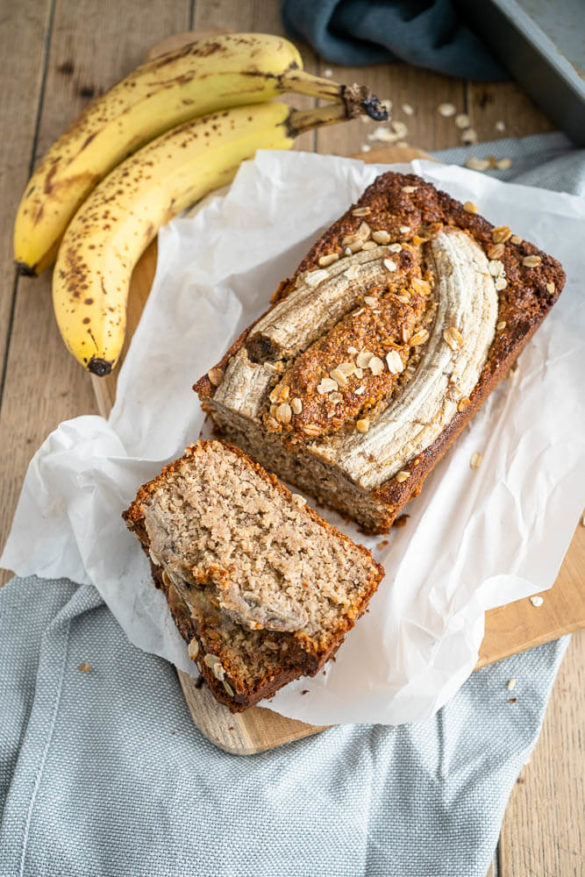 Bananenkuchen ohne Zucker (und ohne Mehl) - Einfach Malene