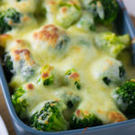 Brokkoli Kartoffel Gratin mit Bechamelsauce