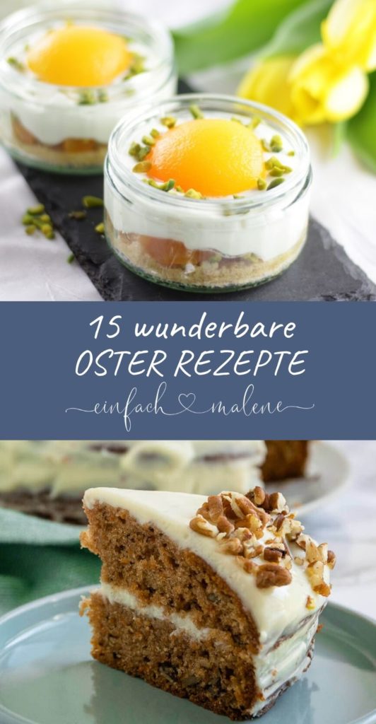 Hier findest du 15 tolle Ideen deiner liebsten Foodblogger für deine Ostertafel - zum Frühstück, Oster Brunch oder für die Kaffeetafel. #ostern #osterrezepte #foodblogger