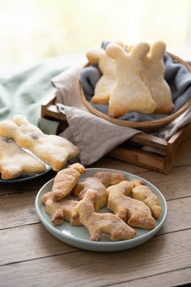 Süße Quark Osterhasen (auch für den Thermomix) - Einfach Malene