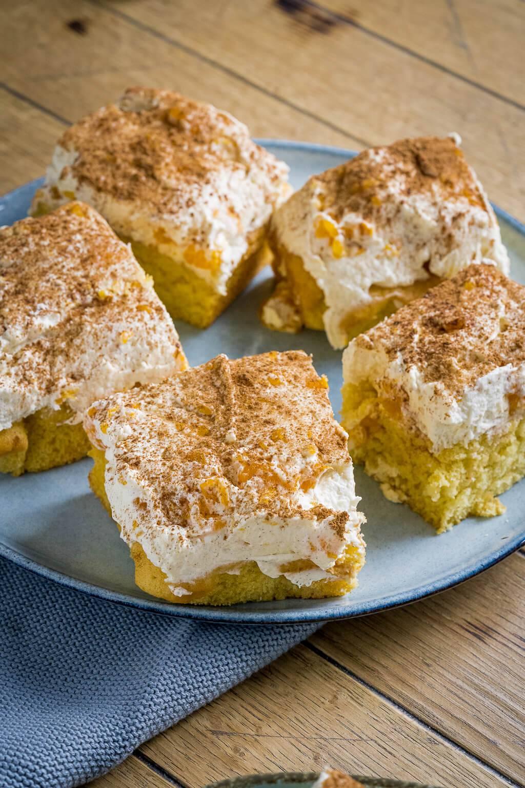 Fantakuchen mit Mandarinen - Schmandkuchen vom Blech - Einfach Malene