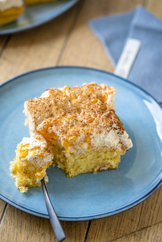 Einfacher Fantakuchen mit Mandarinen - ein Klassiker vom Blech ...