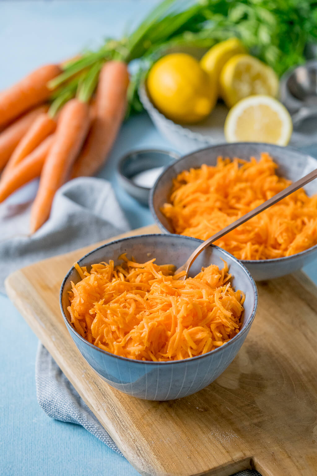 Saftiger Karottensalat mit nur 3 Zutaten - Einfach Malene