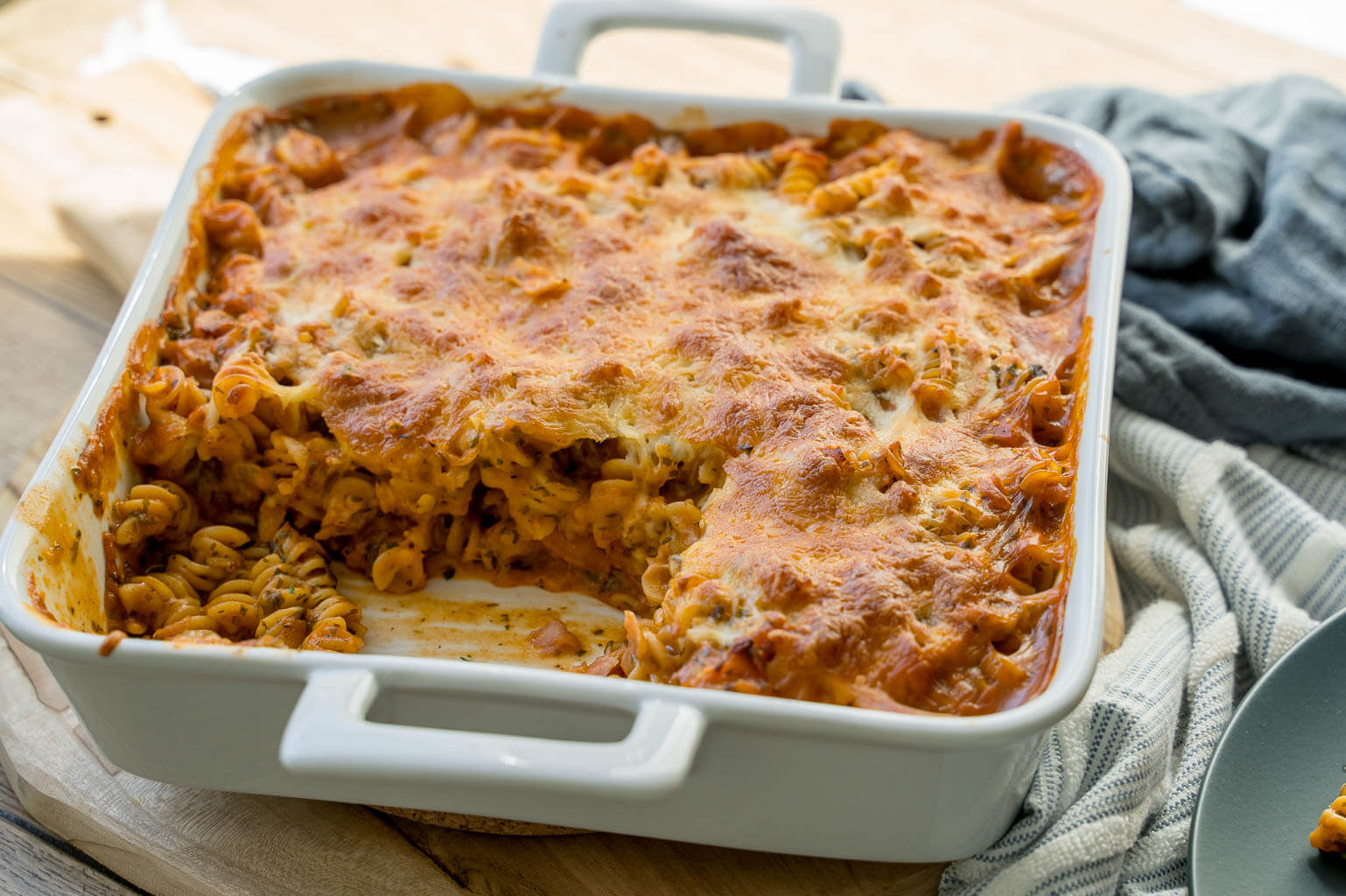 Nudel Schinken Gratin - Rezepte aus der Kindheit - Einfach Malene