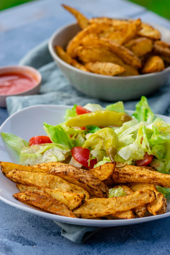 Knusprige Wedges mit Sweet Chili Dip selber machen Einfach Malene