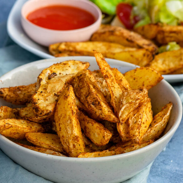 Knusprige Wedges mit Sweet Chili Dip selber machen Einfach Malene