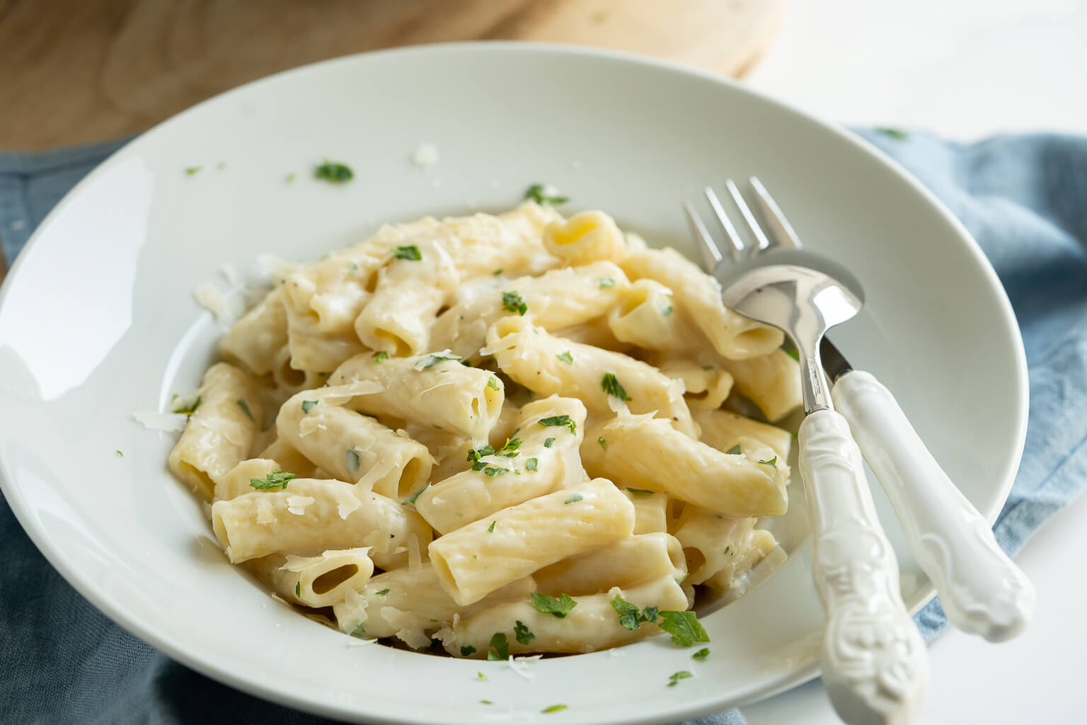 Cremige Knoblauch Pasta – 20 Minuten Rezept