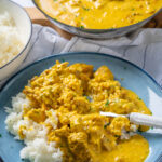 Curry Geschnetzeltes - in Curry-Sahne Sauce mit Reis - brauchst keine 30 Minuten