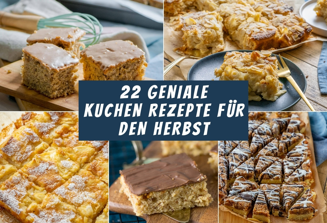 Leckere Kuchen für den Herbst