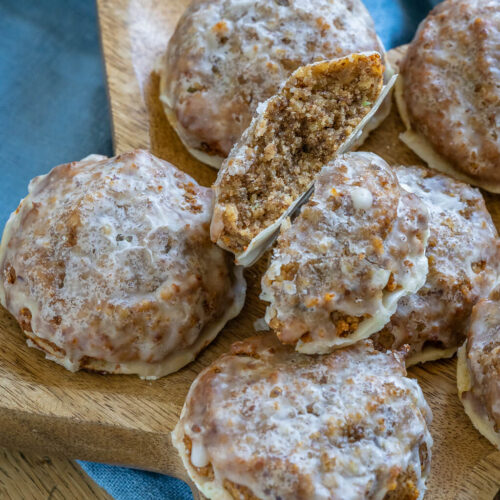 Einfaches Lebkuchenrezept mit Marzipan
