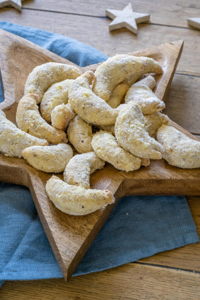 Zarte Weihnachtskekse - köstliche Vanillekipferl