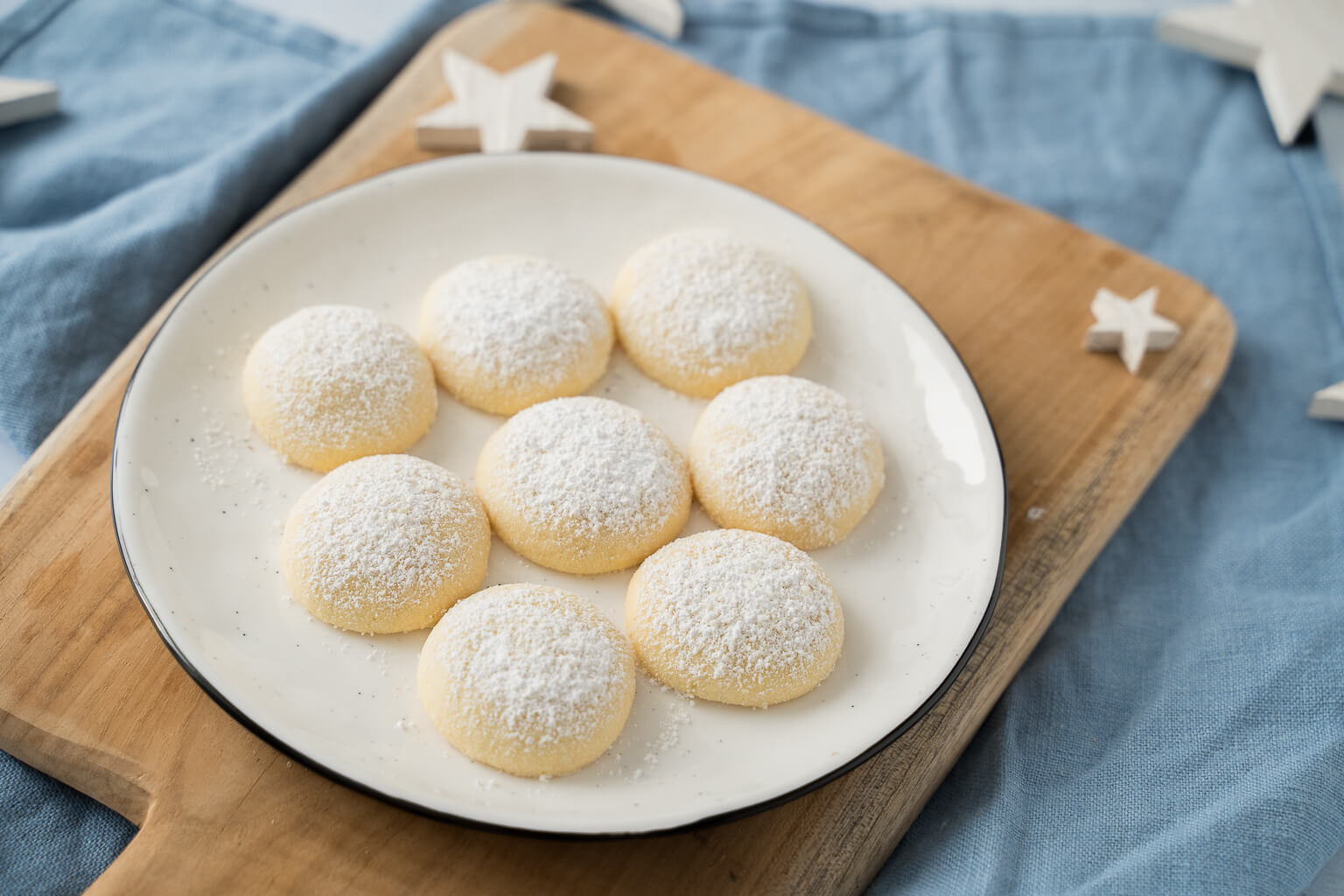 Weiß, zart und ungbeschreiblich lecker - diese Butterwölkchen zergehen auf der Zunge