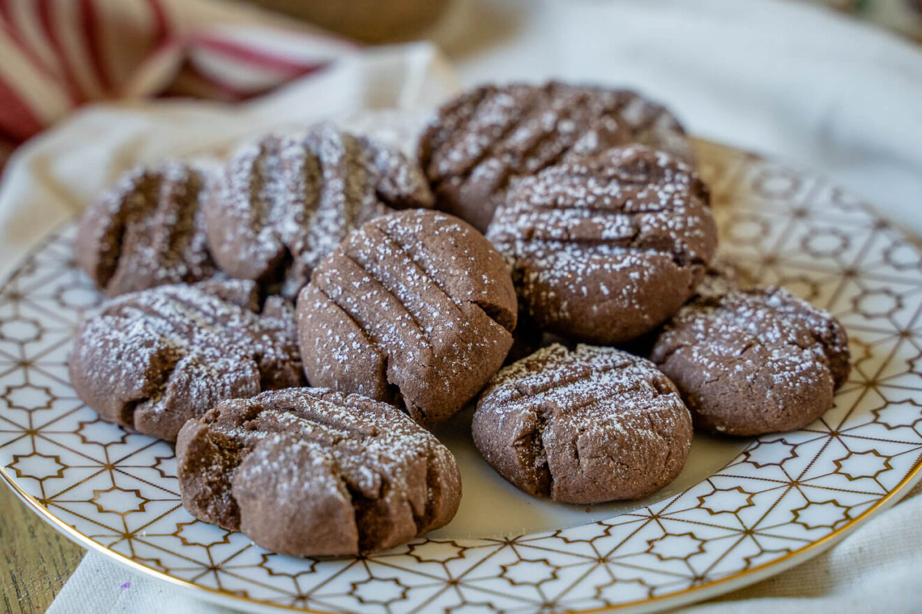 Zarte Schoko Pudding Plätzchen - Einfach Malene