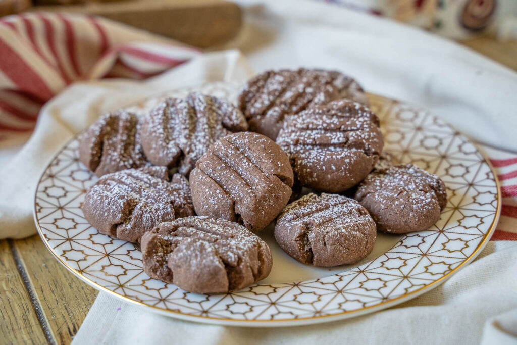 Zarte Schoko Pudding Plätzchen - Einfach Malene