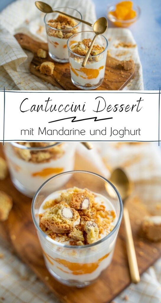 10 Minuten Dessert Fur Weihnachten Joghurt Cantuccini Mit Mandarinen