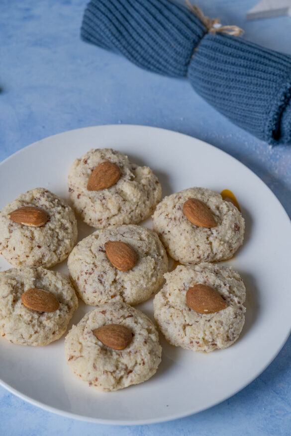 Einfache Mandelmakronen - mega lecker mit nur 5 Zutaten - Einfach Malene
