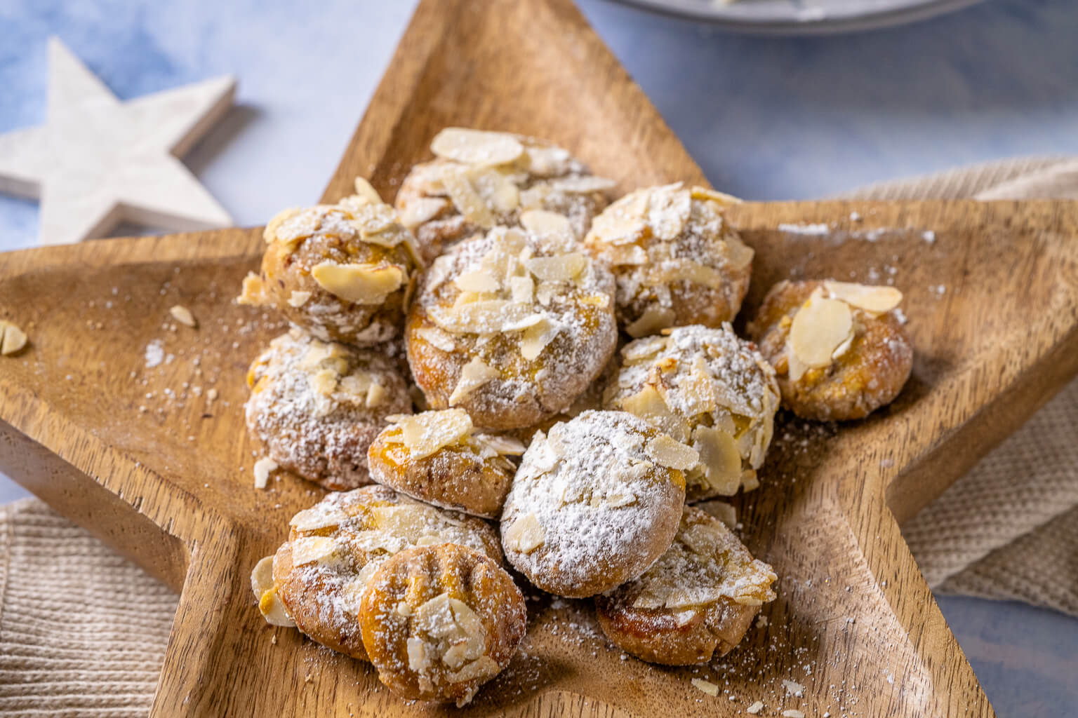 Schnelle Marzipan Plätzchen mit Mandeln und Zimt - Einfach Malene