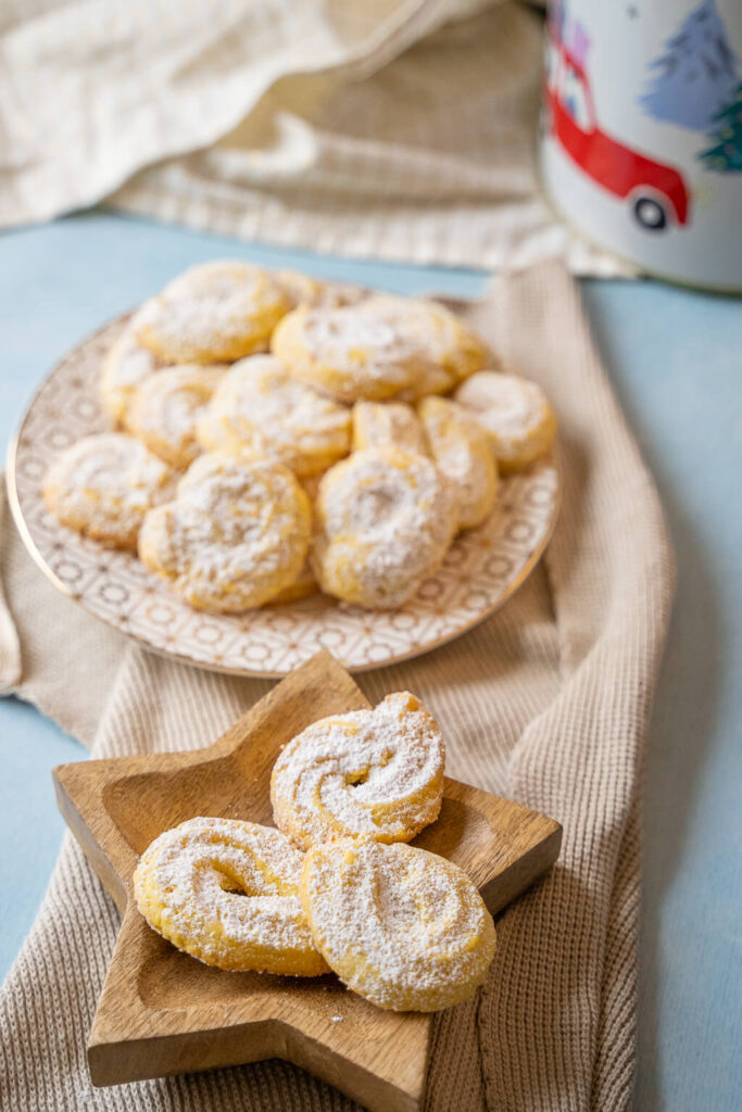 Das Vanille Spritzgebäck schmeckt köstlich