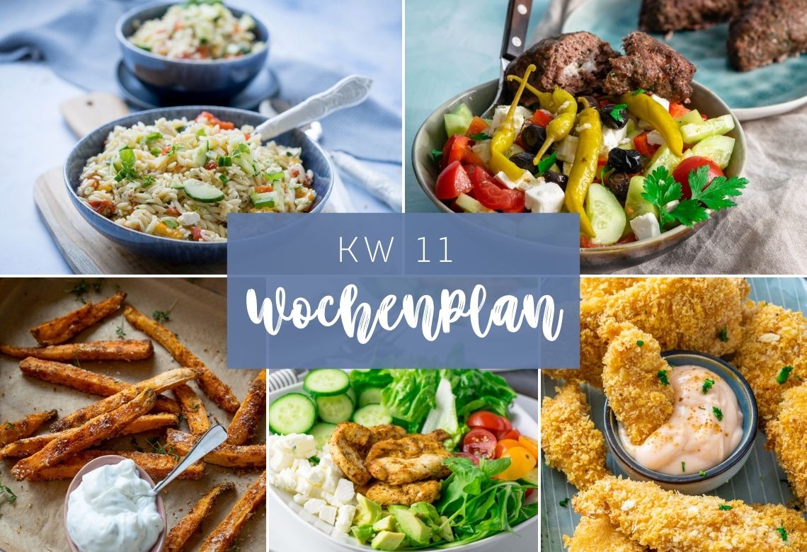 Meine Wochenplanung - 7 leckere Rezepte für eine bewusste Ernährung