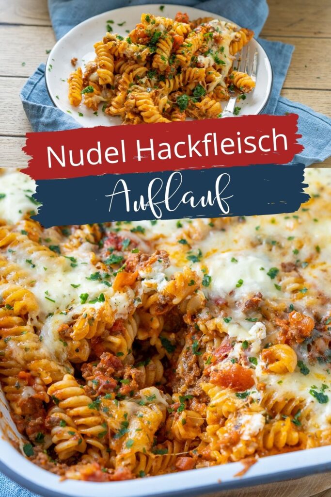 Wow, wie lecker kann ein Auflauf sein? Wir lieben den genialen Nudelauflauf mit Hackfleisch sehr und er ist super einfach zubereitet.