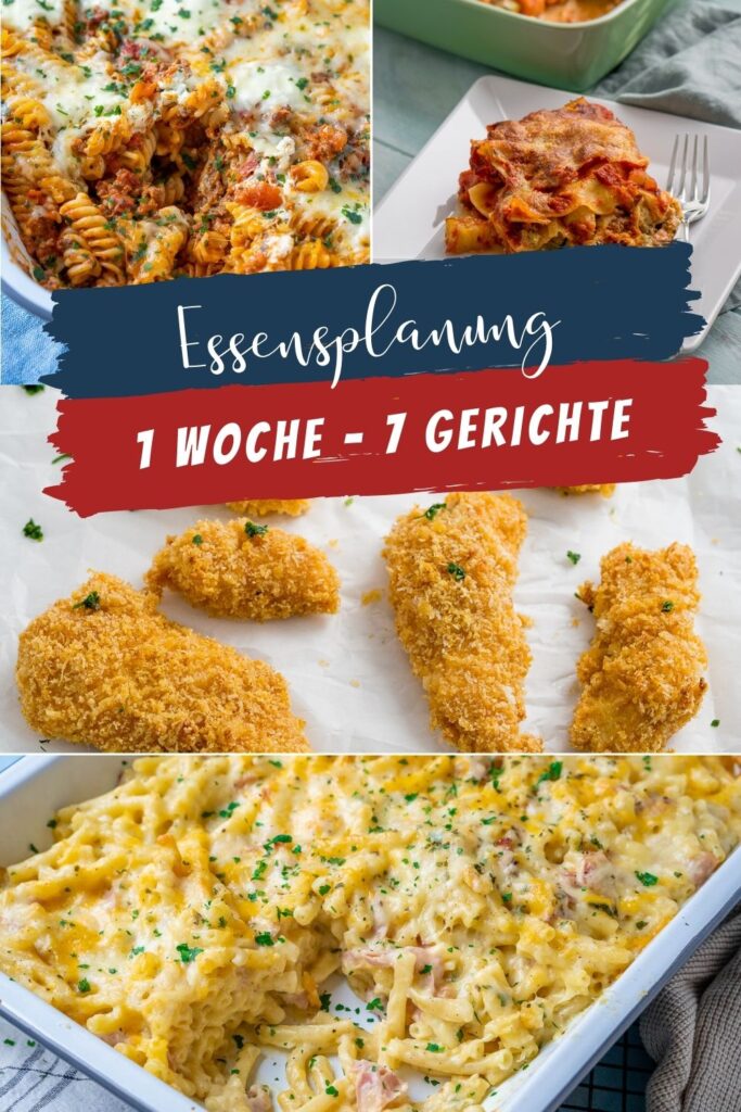 Auch diese Woche habe ich wieder durchgeplant und es gibt einen neuen Wochenplan.  Das Motto ist einfach: Herzhafte Gerichte aus dem Ofen. Denn die lassen sich gut vorbereiten und müssen nur noch in den Ofen geschoben werden.