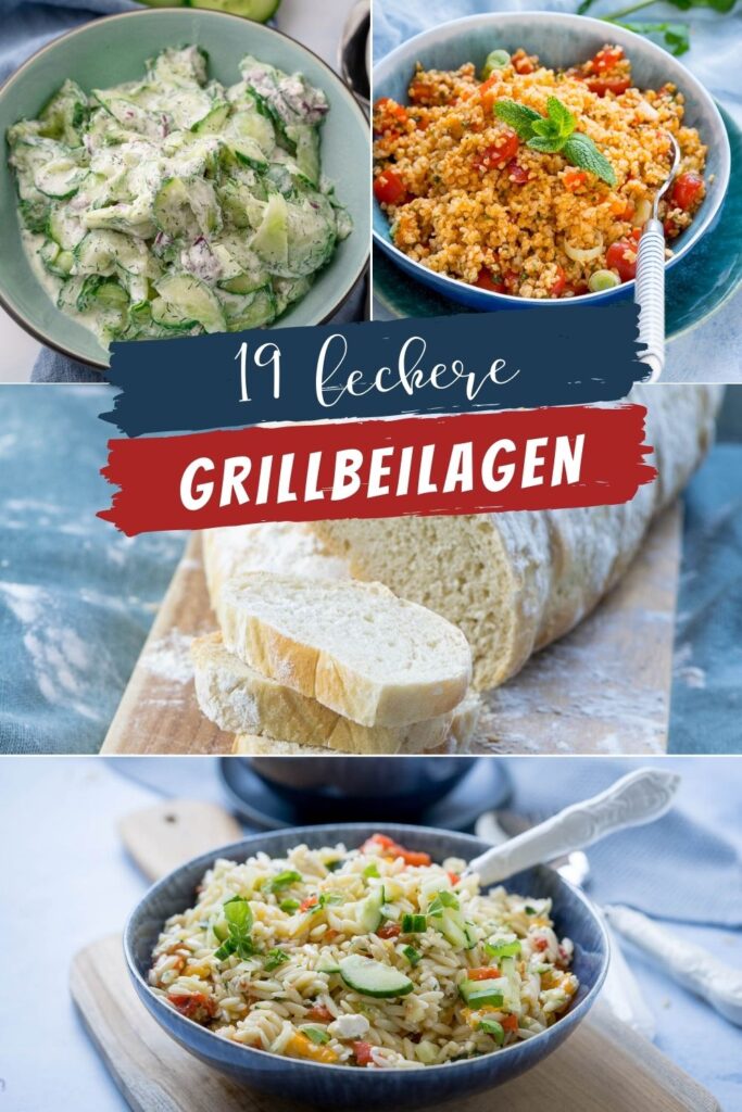 Zum Grillen gibt es nicht nur Fleisch, viel wichtiger sind leckere Beilagen: Brot, Salate, Dipps und Butter. So wird genussvoll gegrillt.