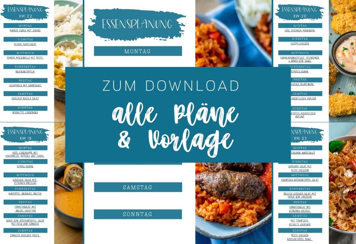 Die Wochenpläne ab jetzt auch zum Download - mit einem Mausklick zum Rezept