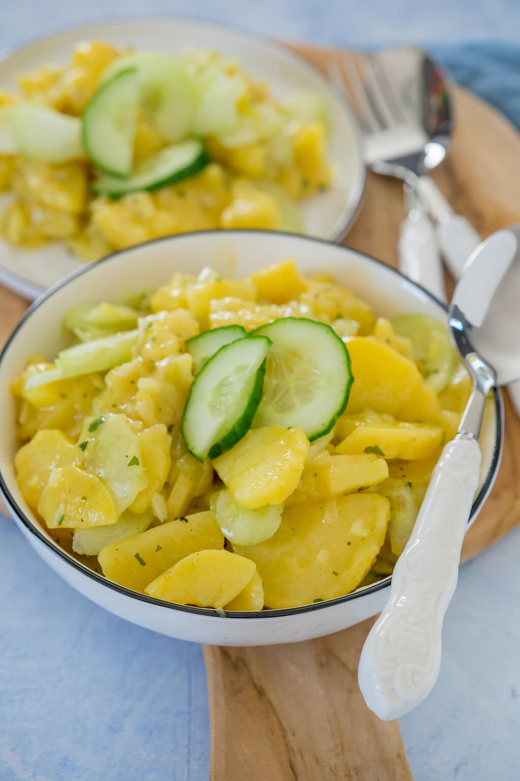 Kartoffelsalat mit Gurke