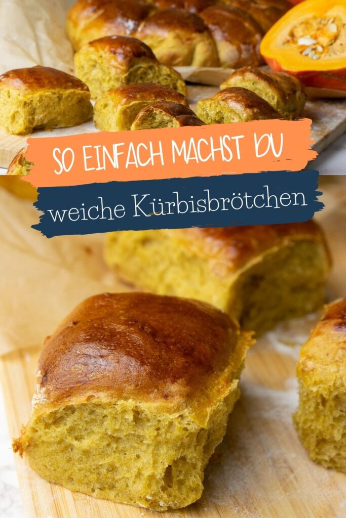 Super softe Kürbisbrötchen für die ganze Familie. Diese Kürbissofties sind zum Knautschen - ja du hast richtig gelesen! Sie werden unglaublich fluffig und schmecken mit Kürbis und Pumpkin Spice göttlich!