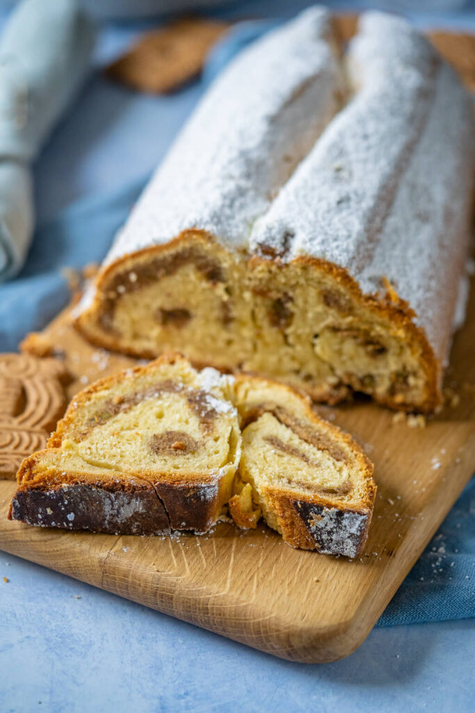 Marzipanstollen - ohne Orangeat, ohne Hefe, ohne Rosinen