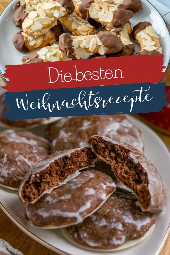 Hier findest du 35 tolle Rezepte für Weihnachten - leckeres Gebäck wie Lebkuchen, Marzipankekse, Gewürzkuchen & Buttergebäck sind dabei.