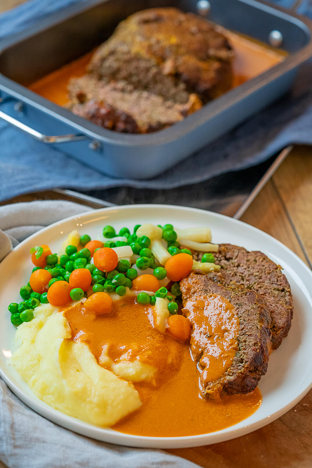 Hackbraten saftig, einfach und sehr lecker