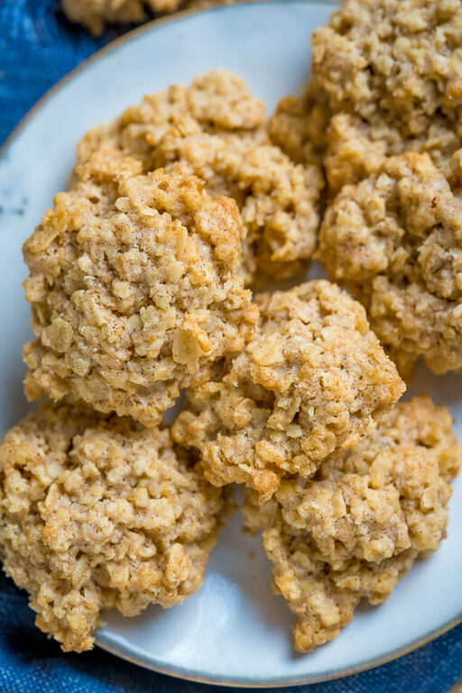 Haferflocken-Kokos-Kekse - Rezept um schnelle Kekse zu backen
