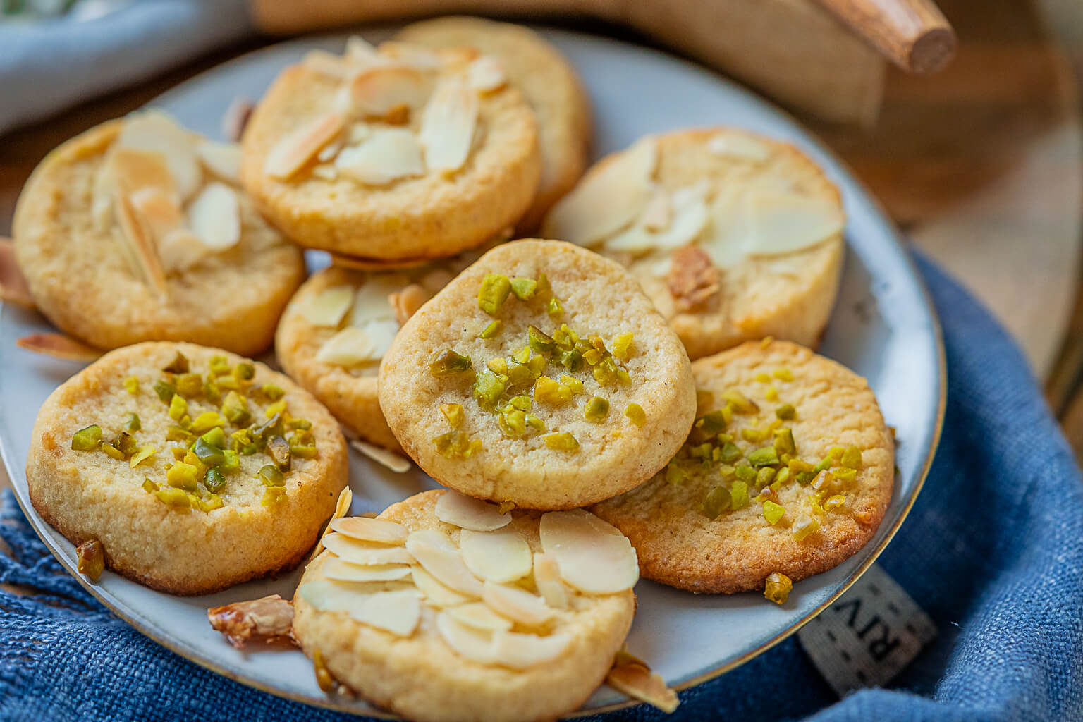 Marzipan Plätzchen ohne Ausstechen: