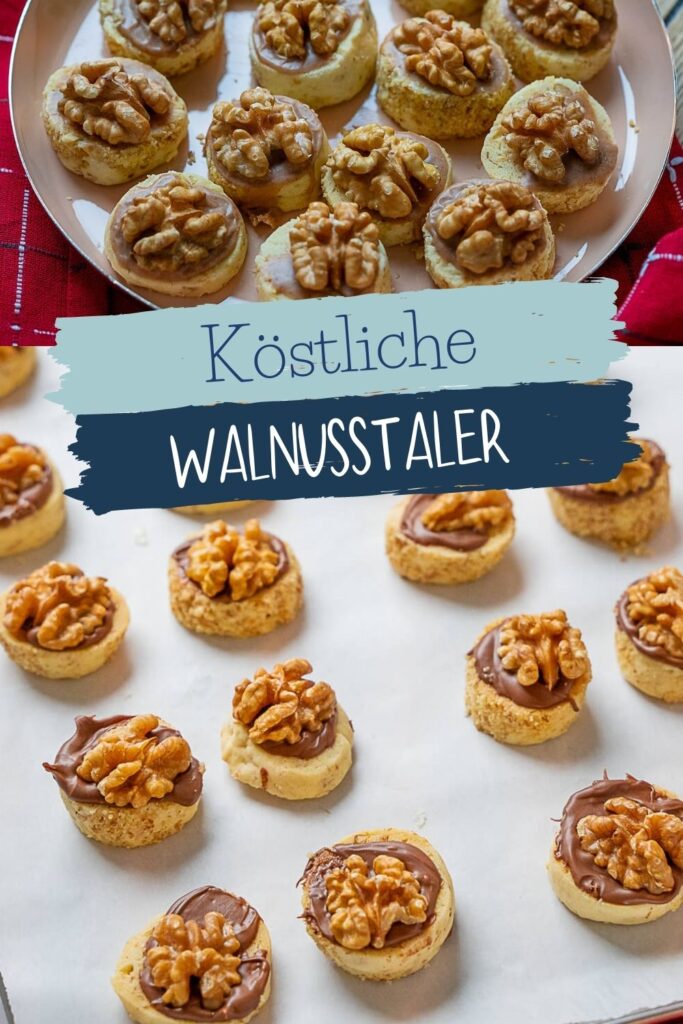 Diese Walnussplätzchen sind ganz schnell und einfach nachgebacken: Auf meinem Blog zeige ich dir mein Rezept für Walnusstaler von der Rolle!