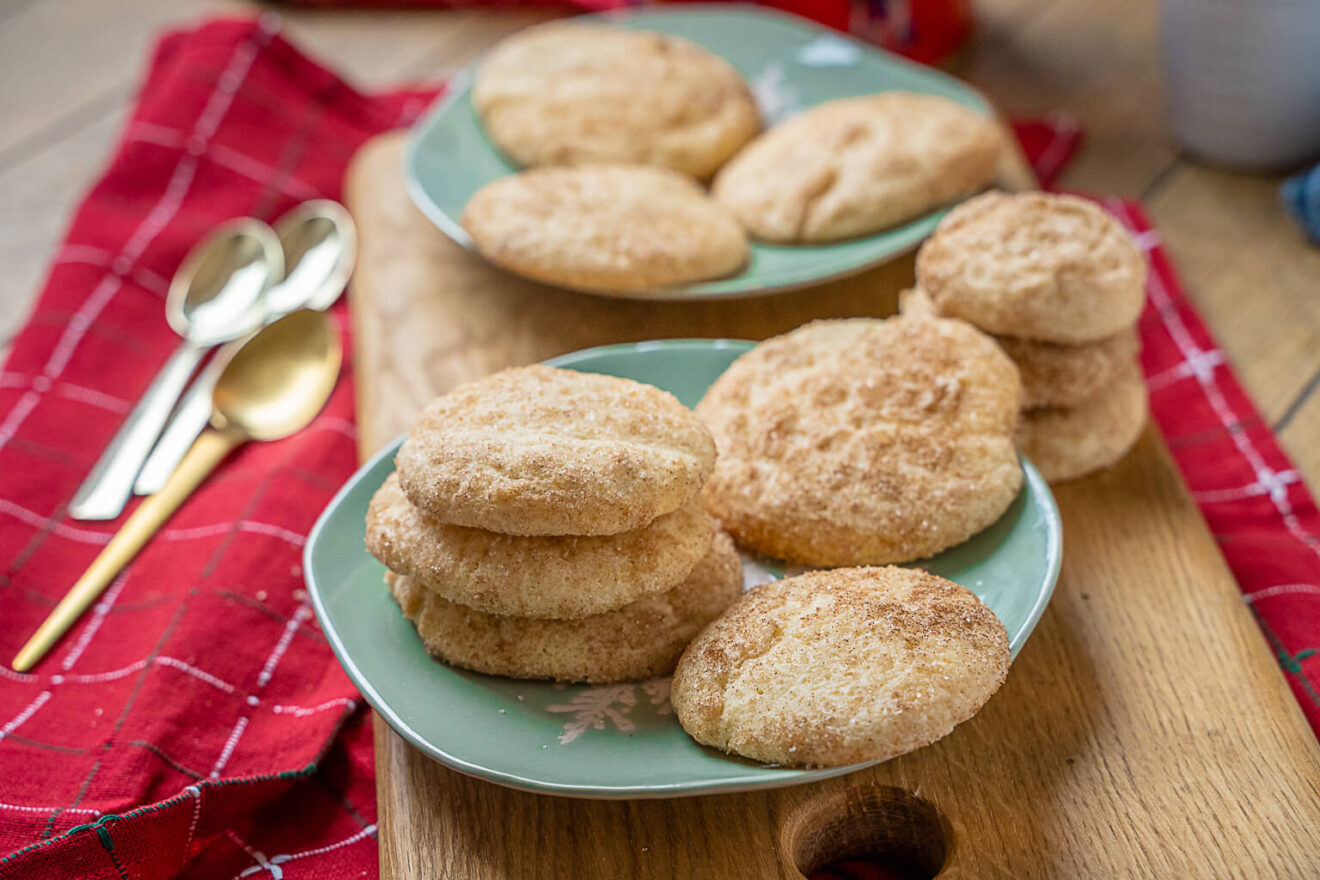 Einfaches Rezept für Zimt-Käsekuchen-Kekse - weich & mega lecker Einfaches Rezept für Zimt-Käsekuchen-Kekse - weich & mega lecker