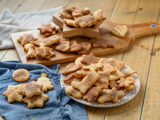 Marzipan Zimt Zucker Plätzchen