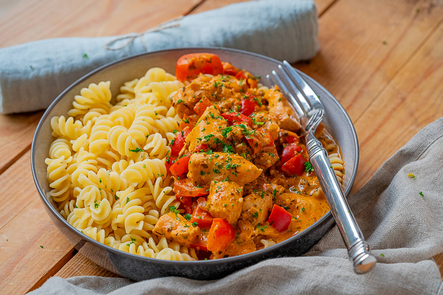 Paprika Sahne Hähnchen