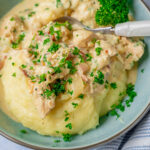 Leckeres Hähnchenfleisch in Frischkäsesauce