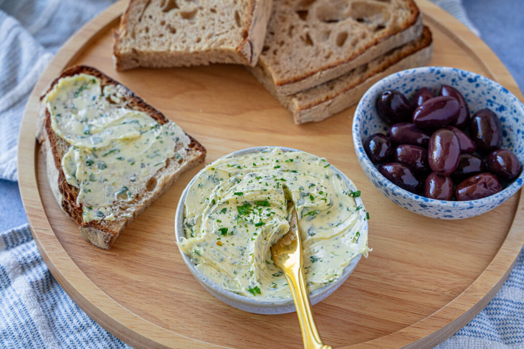 Knoblauch Kräuterbutter-