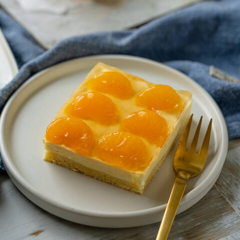 Mandarinen Schmandkuchen vom Blech
