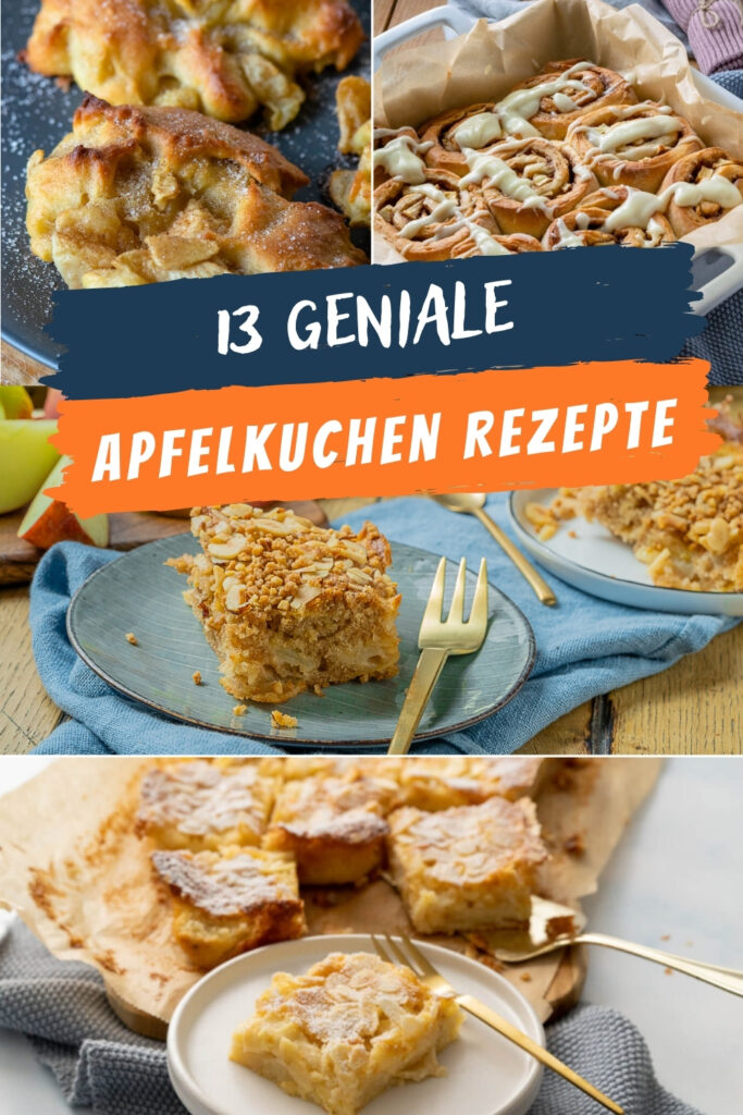 Die beliebtesten Apfelkuchen Rezepte auf einen Blick. Saftige Apfelkuchen mit Zimt und/oder Vanille sind die perfekten Kuchen für schöne Herbst-Wochenenden. #apfelzeit #herbst #kuchenrezepte