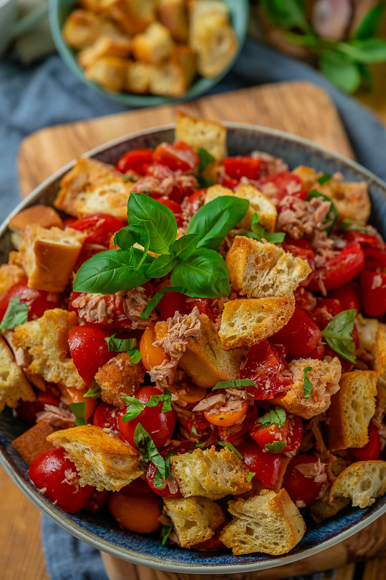 Verwunderlich Brotsalat Rezept Einfach Ebenbild