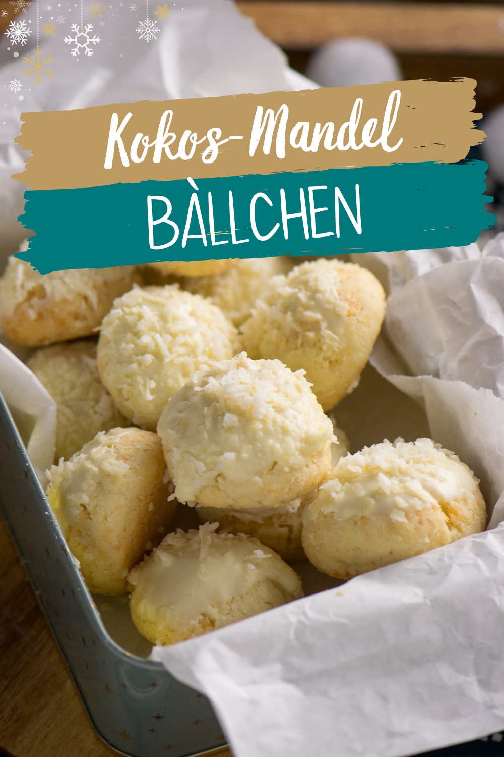 Super zarte Kokos Mandel Bällchen mit Tonkabohne Super zarte Kokos Mandel Bällchen mit Tonkabohne