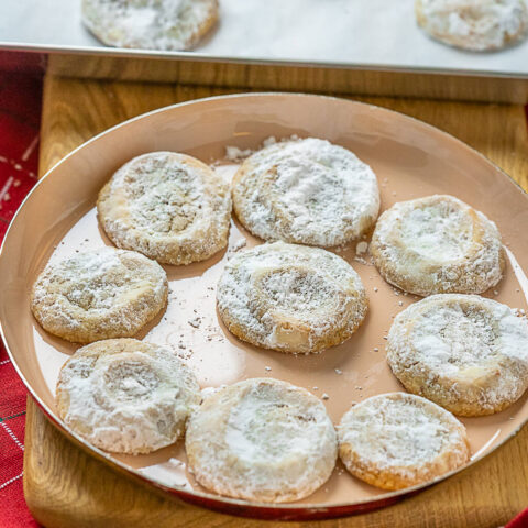 Vanille Mandel Plätzchen für Weihnachten